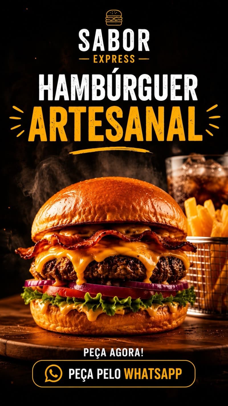 Foto original de Hamburgueria enviada pelo cliente